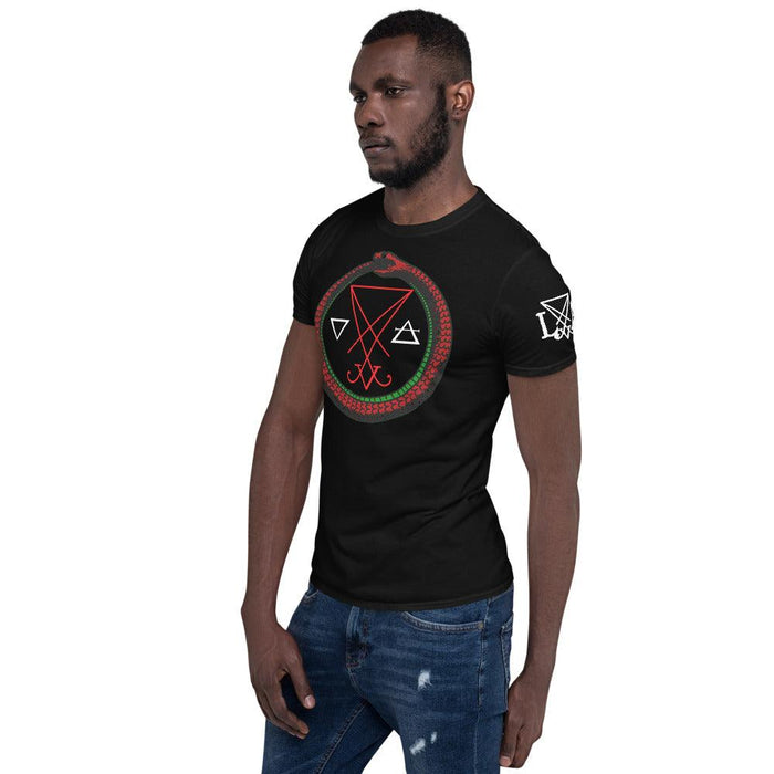 Luciferian Ouroboros Short-Sleeve Unisex T-Shirt - The Luciferian Apotheca
