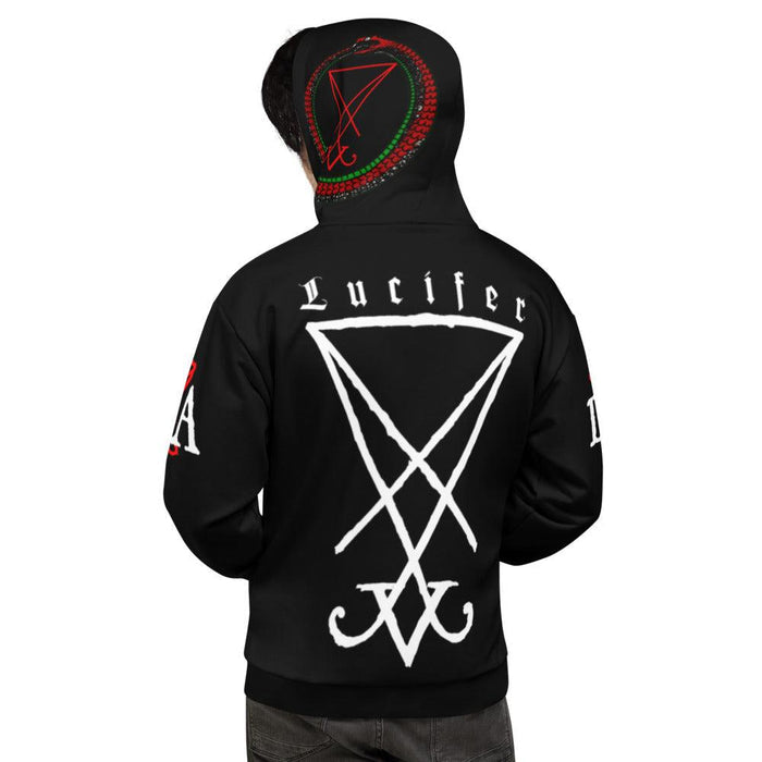 Luciferian Ouroboros Unisex Hoodie - The Luciferian Apotheca
