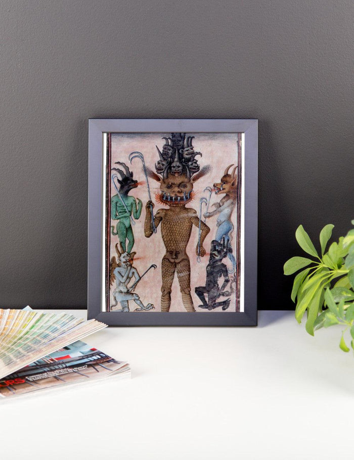 Medieval Devil Beelzebub Framed poster - The Luciferian Apotheca