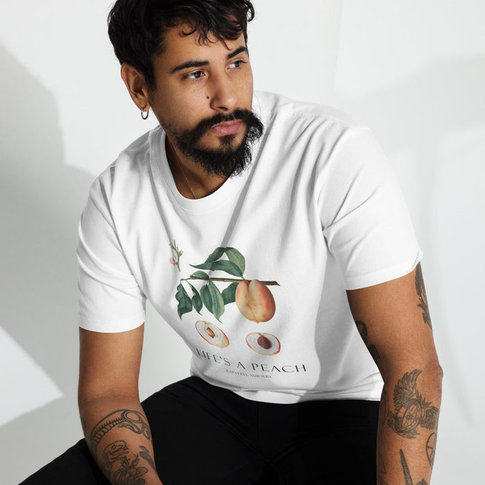 Men’s premium heavyweight tee-Raintree Nursery-