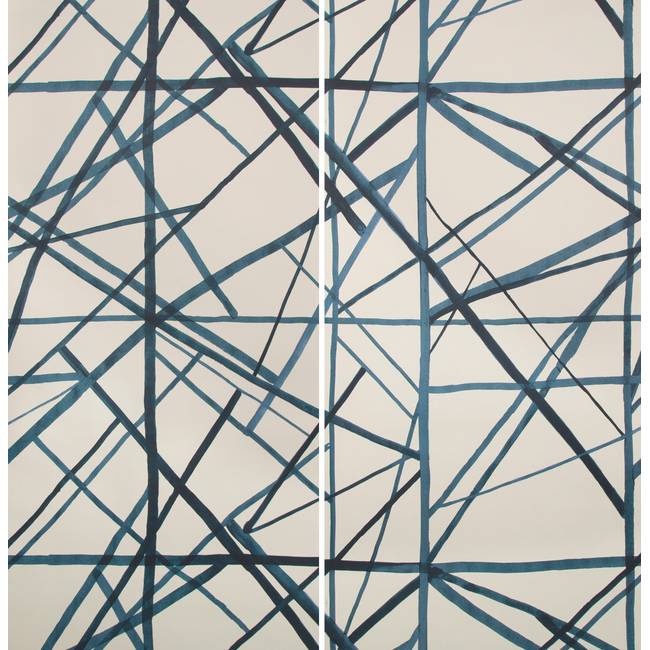 Modern Channels Paper Wallpaper