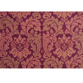 Mulberry Patchwork Damask Silk