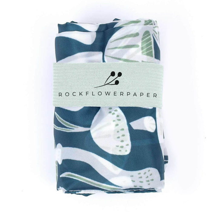 Mushrooms blu Reusable Shopping Bag Reusable Shopping Bag - rockflowerpaper