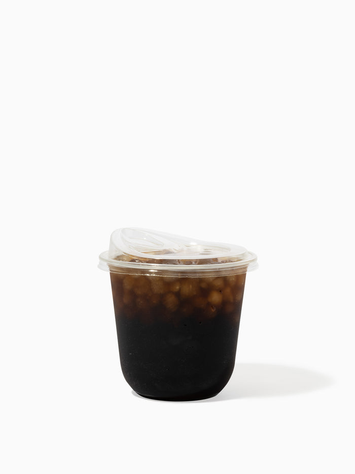 NATURAL 12oz Rounded Bottom Compostable Arc 98mm Cup & Sip Lid Bundle - 100 Pack