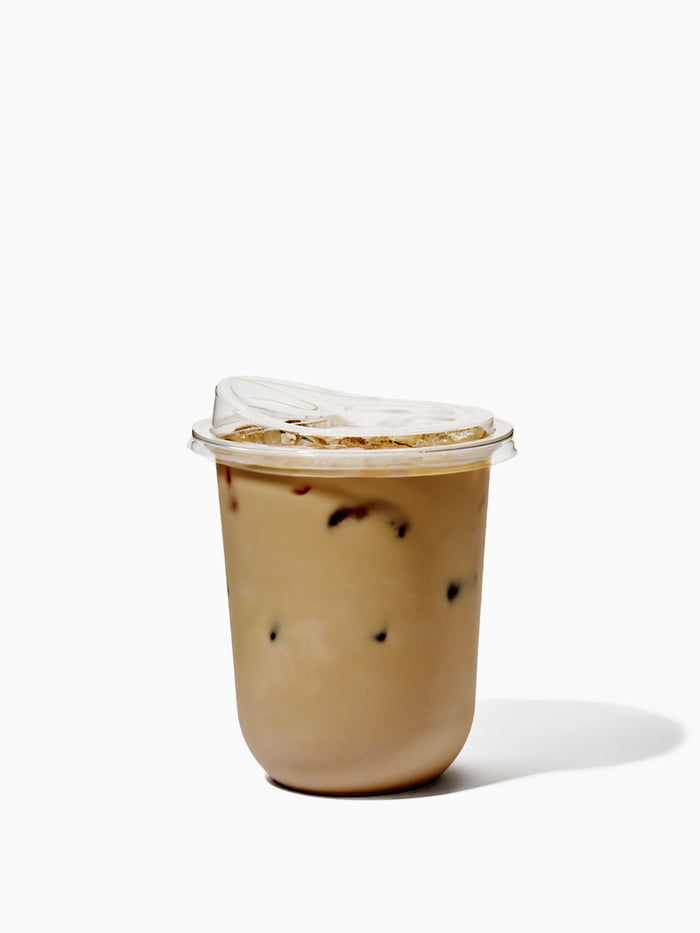 NATURAL 16oz Rounded Bottom Compostable Arc 98mm Cup & Sip Lid Bundle - 100 Pack