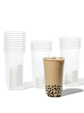 NATURAL 24oz Rounded Bottom Compostable 96mm Arc Cup - Bulk - 1000/Case