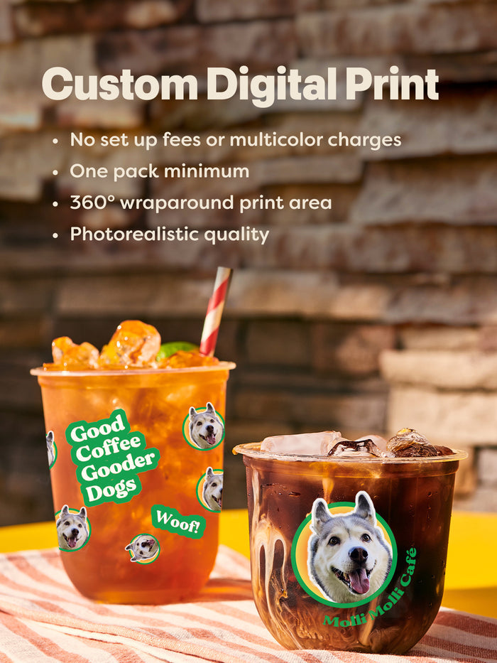 NATURAL 24oz Rounded Bottom Compostable 96mm Arc Cup - Bulk - 1000/Case
