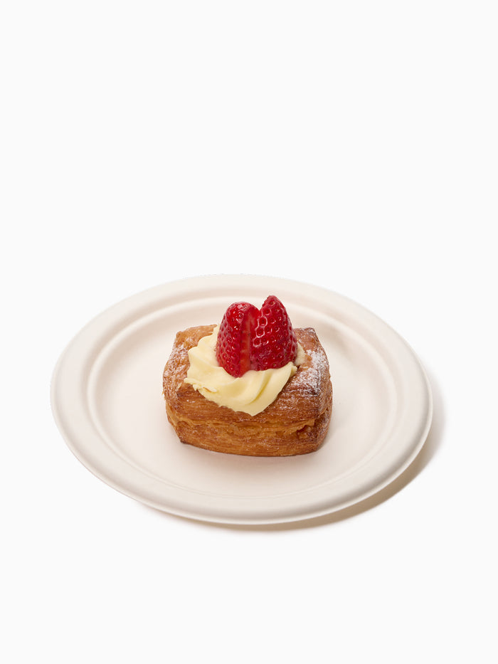 NATURAL 7" Compostable Round Plate - Bulk - 1000/Case