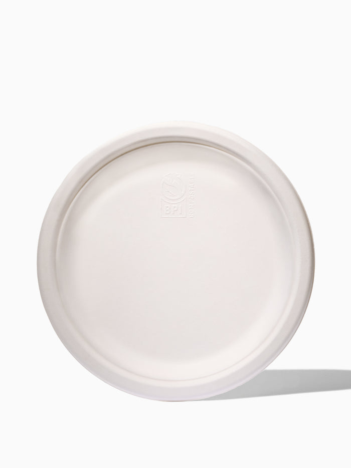 NATURAL 9" Compostable Round Plate