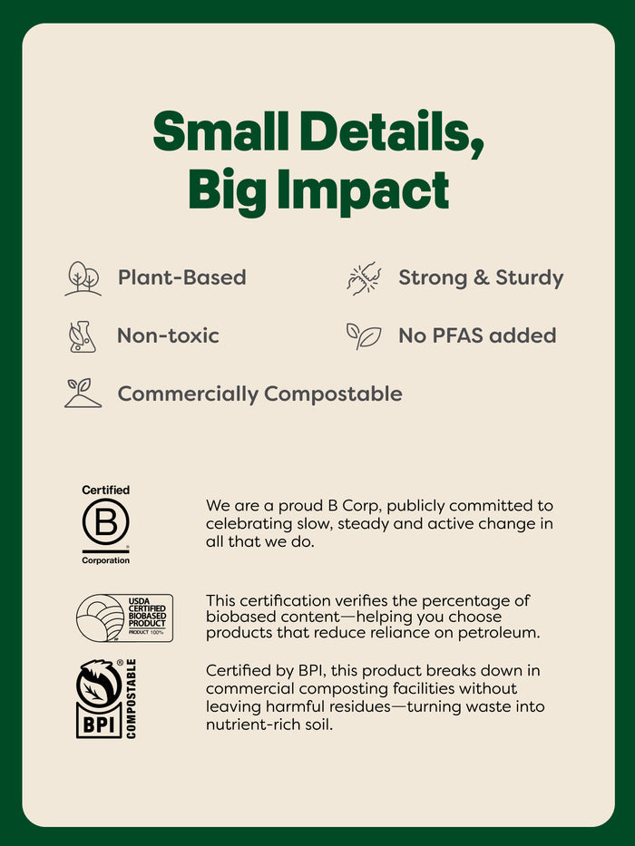NATURAL 9" Compostable Round Plate