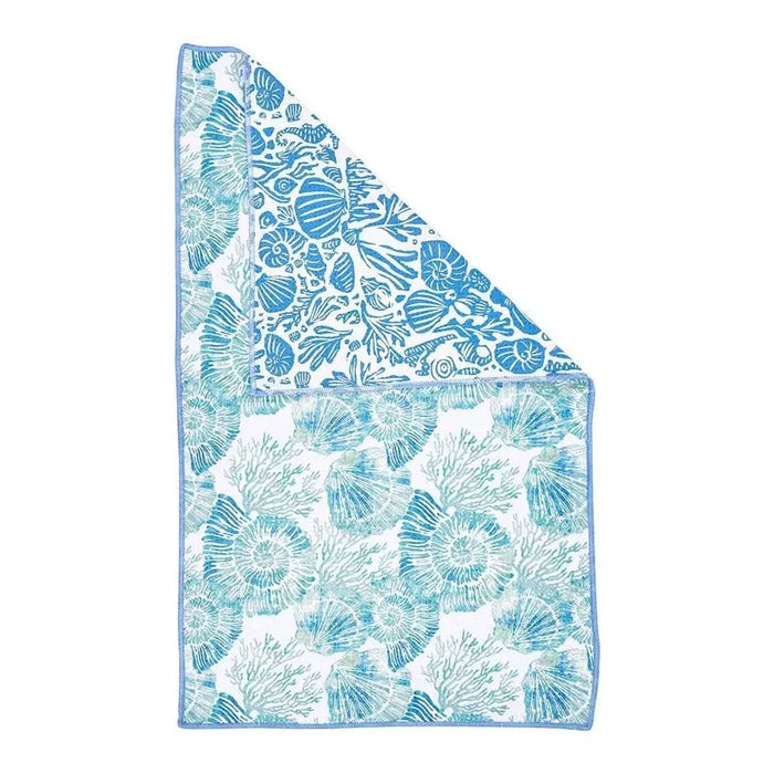 Nautilus Shells Eco Kitchen Tea Towel Tea Towel - Rockflowerpaper