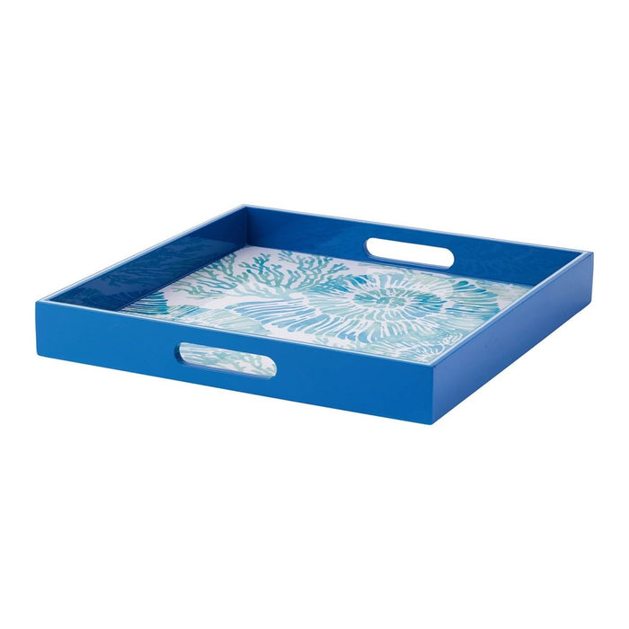 Nautilus Shells 15 Inch Square Tray Tray - rockflowerpaper