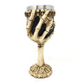 Necromancy Skeleton Hand 6 oz Goblet w/ Stainless Steel Cup