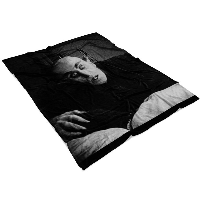 Nosferatu Vampyre Fleece Blanket - The Luciferian Apotheca