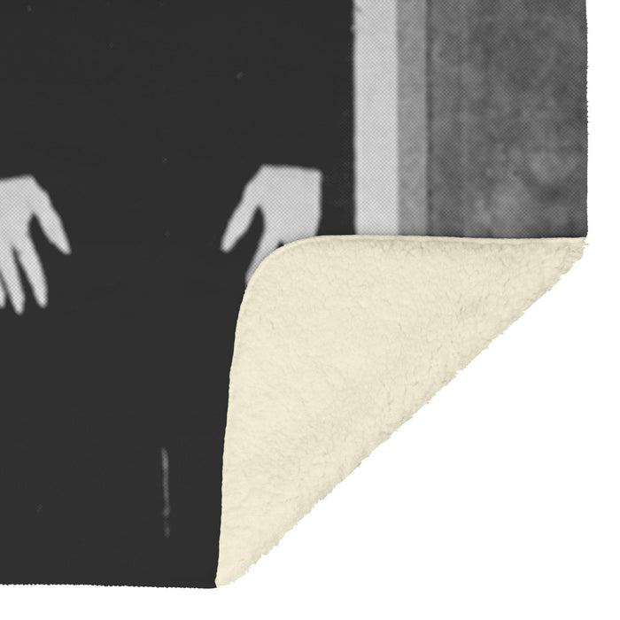 Nosferatu Vampyre in Castle Fleece Blanket - The Luciferian Apotheca