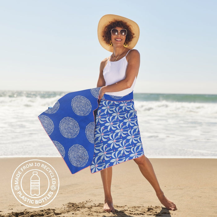 Palm Bunch Beach Towel Beach Towel - rockflowerpaper