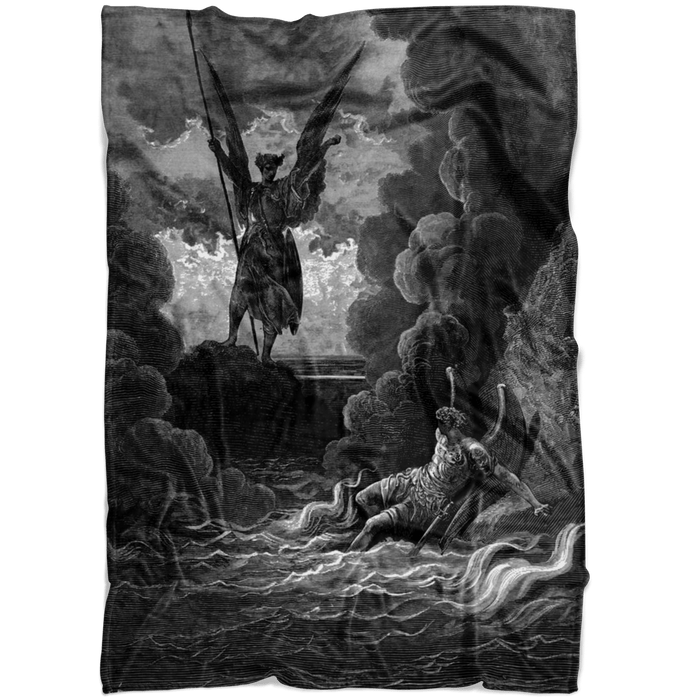 Satan Paradise Lost Summoning Fallen Angels Blanket