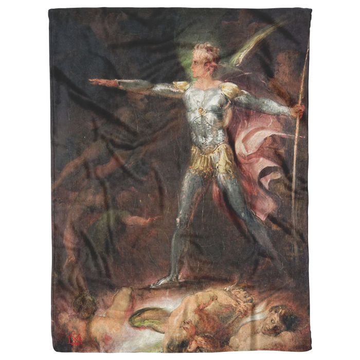 Satan Paradise Lost Summoning his Legions Blanket