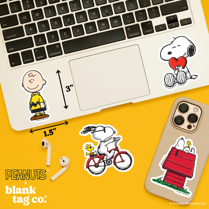 Peanuts® Waterproof Sticker - Charlie Brown