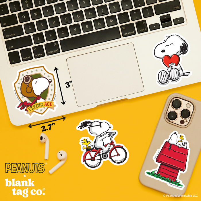 Peanuts® Waterproof Sticker - Flying Ace Badge