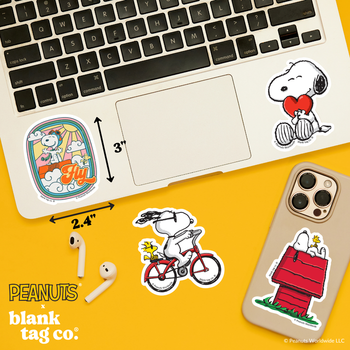 Peanuts® Waterproof Sticker - Groovy Fly