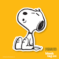 Peanuts® Waterproof Sticker - Howling Snoopy