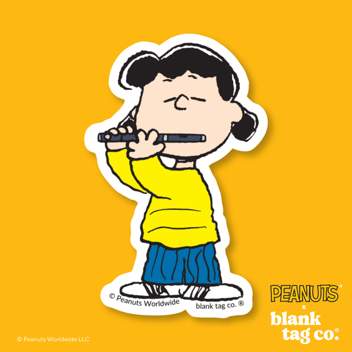 Peanuts® Waterproof Sticker - Lucy Playing The Piccolo