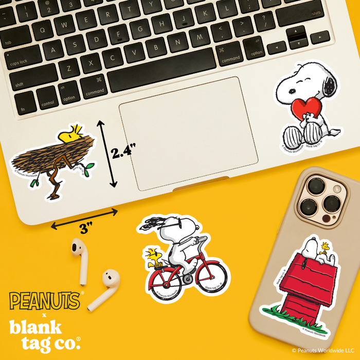 Peanuts® Waterproof Sticker - Nesting Woodstock