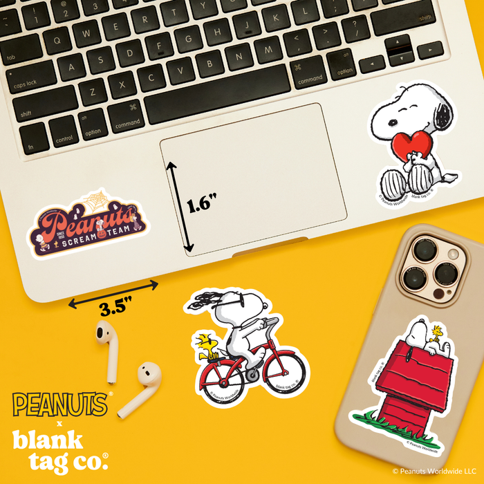 Peanuts® Waterproof Sticker - Peanuts Scream Team