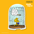 Peanuts® Waterproof Sticker - Woodstock's Frustrated Grandfather