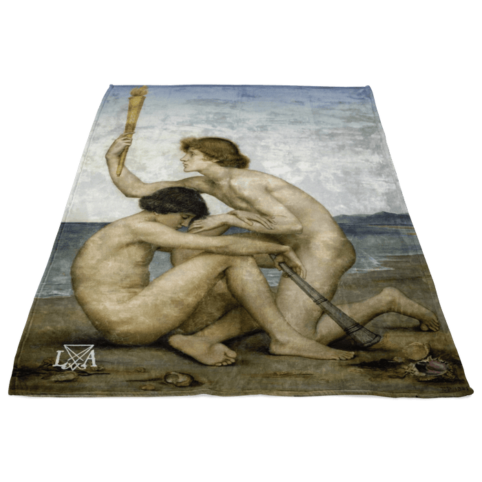 Phosphorus & Vesperos (Morning and Evening Stars) Fleece Blanket - The Luciferian Apotheca