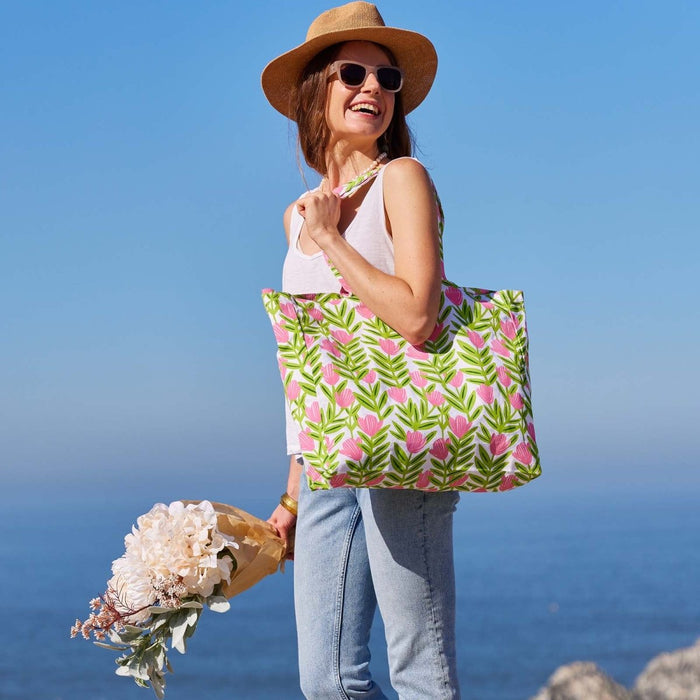 Pink Delight Little Shopper Tote Bag Tote - rockflowerpaper