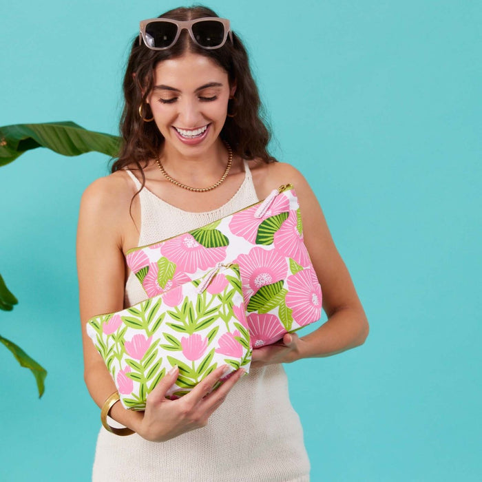 Pink Delight Pouch Medium Pouch - rockflowerpaper