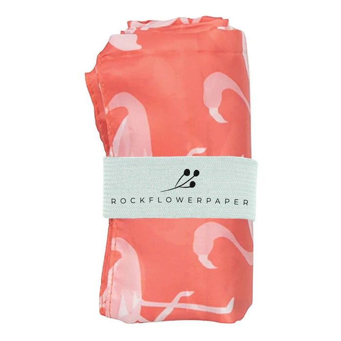 Pink Flamingos blu Reusable Shopping Bag Reusable Shopping Bag - Rockflowerpaper