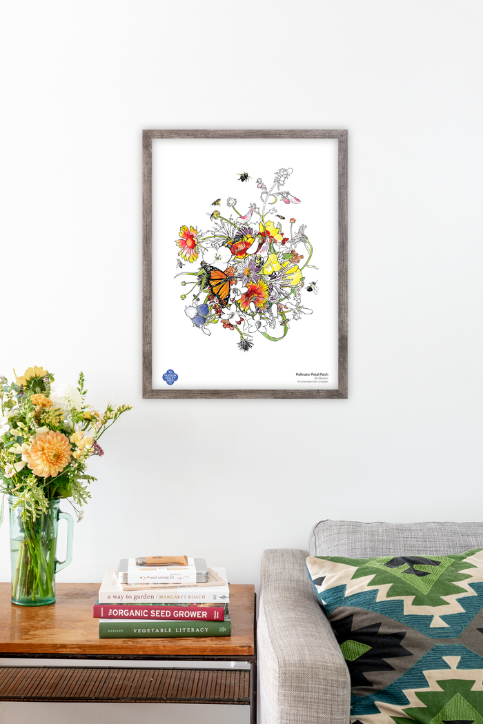 Pollinator Petal Patch Fine Art Poster