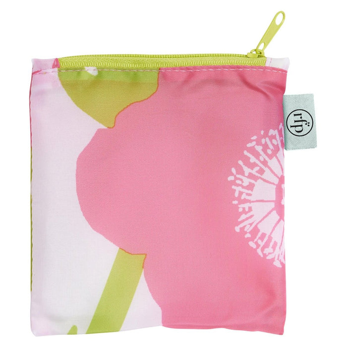 Poppies Pink blu Reusable Shopping Bag Reusable Shopping Bag - rockflowerpaper