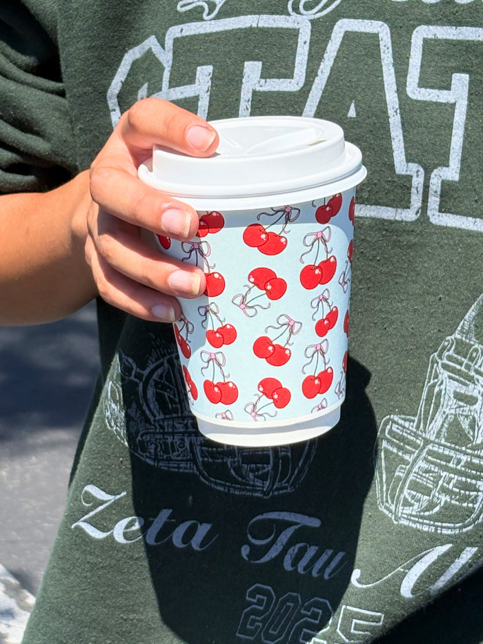 Pretty in Bows - GO 12oz Double Wall Paper Cup