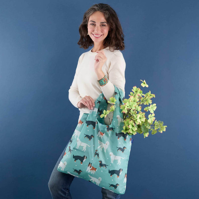 Pups blu Reusable Shopping Bag
