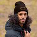 Ribbed Beanie in Chocolate Brown-Raintree Nursery-