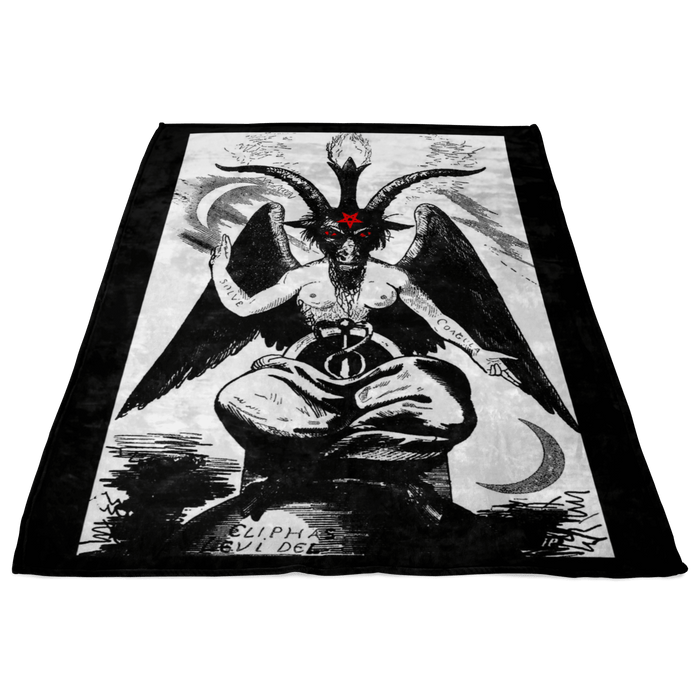 Sabbatic Goat 'Baphomet' Fleece Blanket - The Luciferian Apotheca
