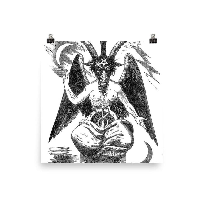 Sabbatic Goat (Baphomet) Poster - The Luciferian Apotheca
