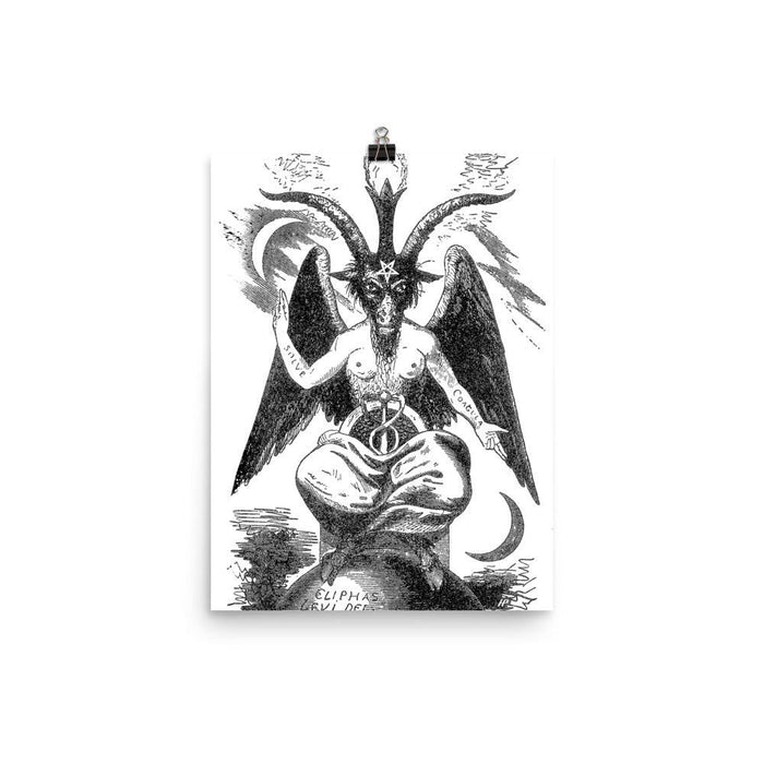 Sabbatic Goat (Baphomet) Poster - The Luciferian Apotheca