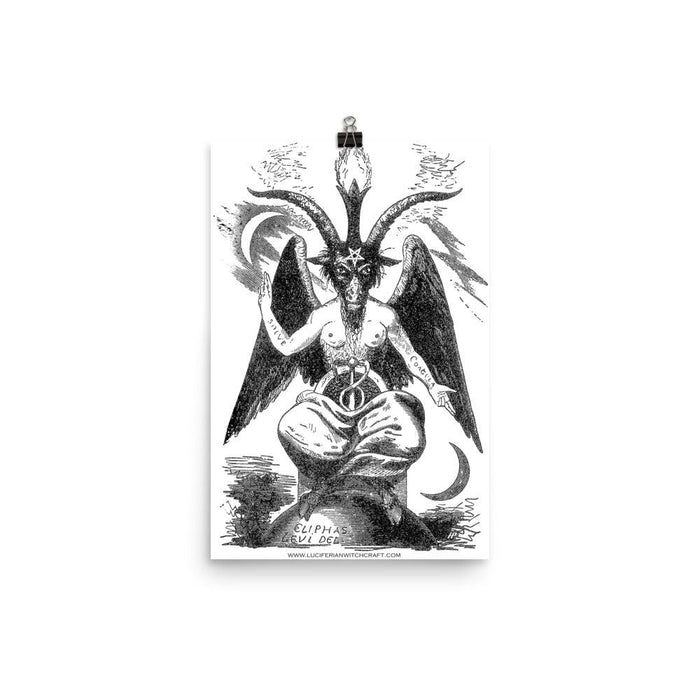 Sabbatic Goat (Baphomet) Poster - The Luciferian Apotheca