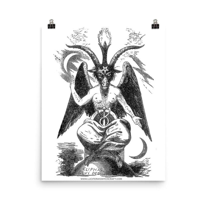 Sabbatic Goat (Baphomet) Poster - The Luciferian Apotheca