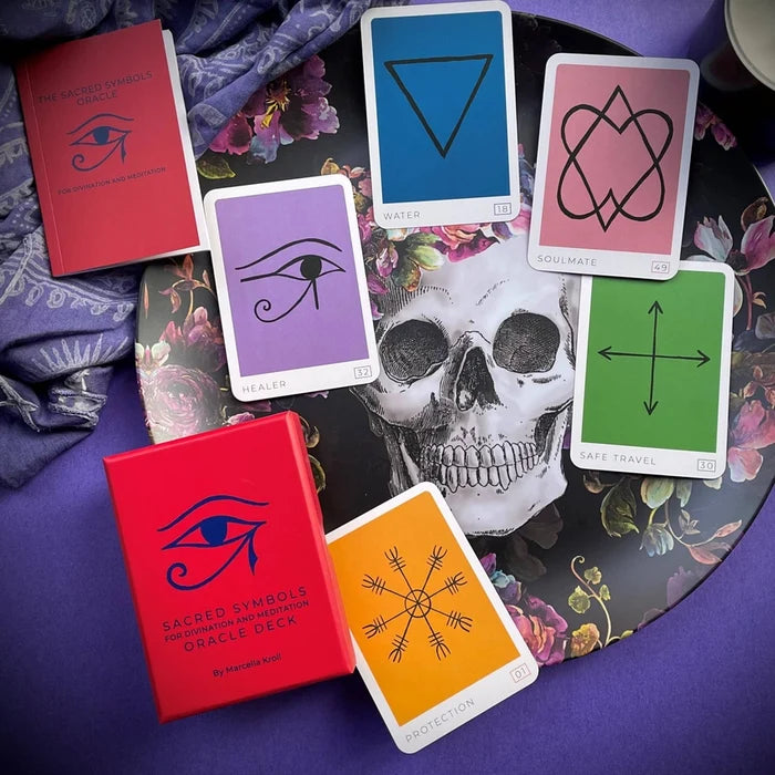 Sacred Symbols Oracle Deck By Marcella Kroll