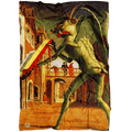 Satan brings Wisdom Fleece Blanket