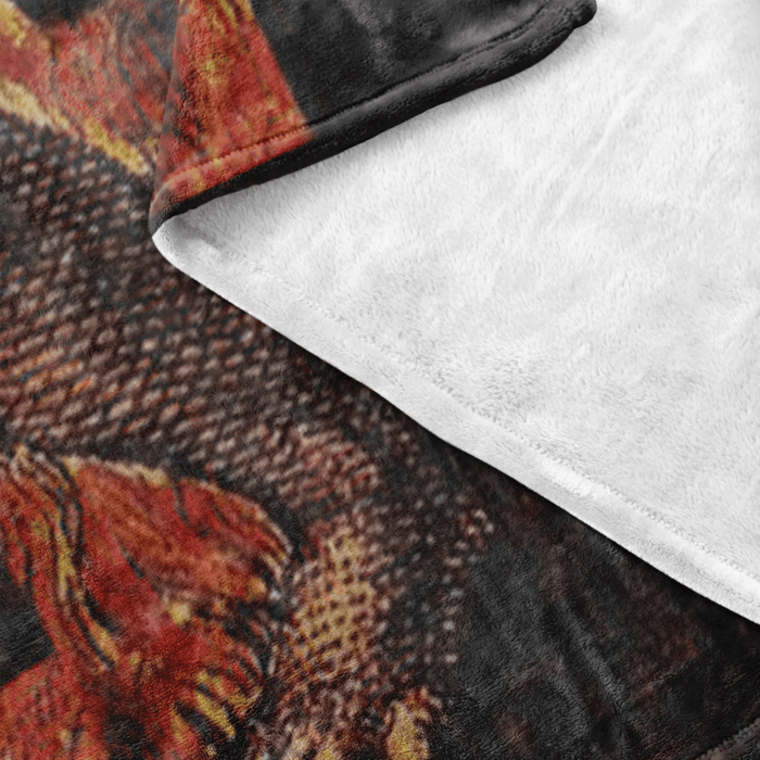 Satan (Devil) from Hell Fleece Blanket - The Luciferian Apotheca