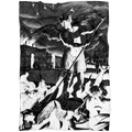 Satan Lucifer Paradise Lost Fallen Angel Fleece Blanket