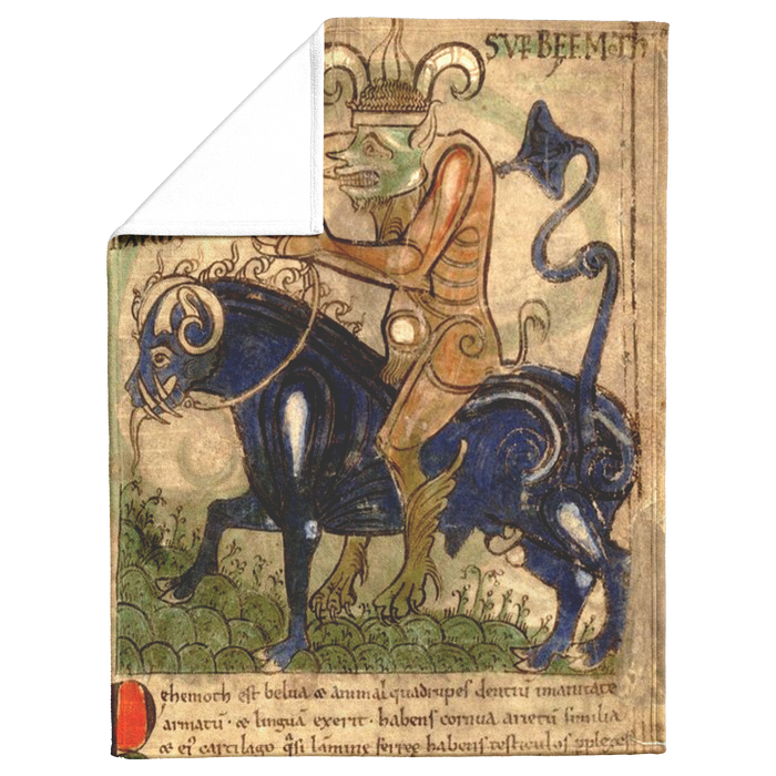 Satan_upon_Behemoth_Medieval_Blanket_V_Blanket_Fold_Mockup.png