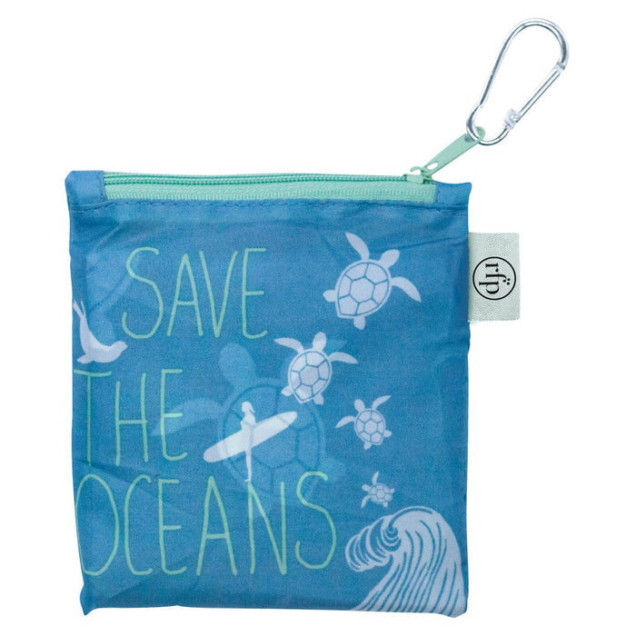 Save the Ocean blu Reusable Shopping Bag Reusable Shopping Bag - Rockflowerpaper